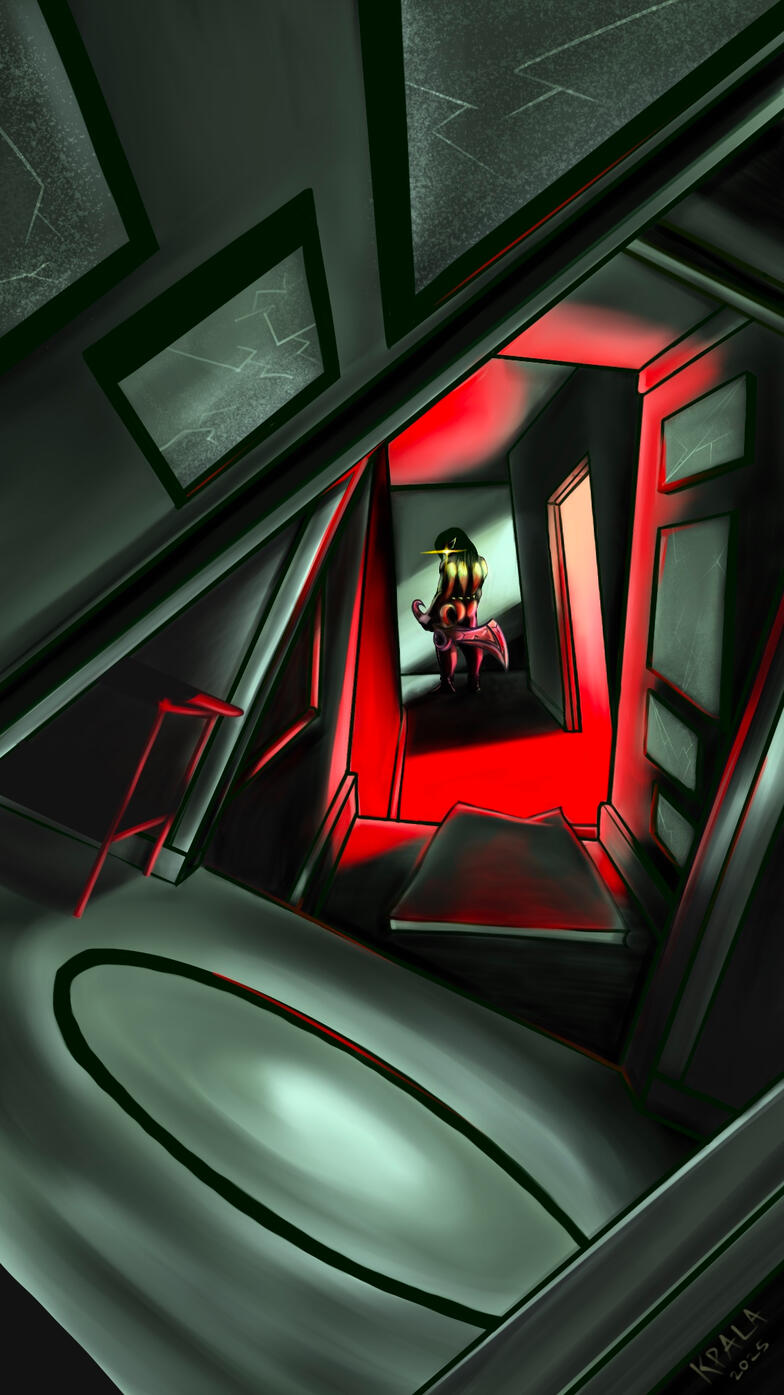 Concept Art: The Tangled Hallway