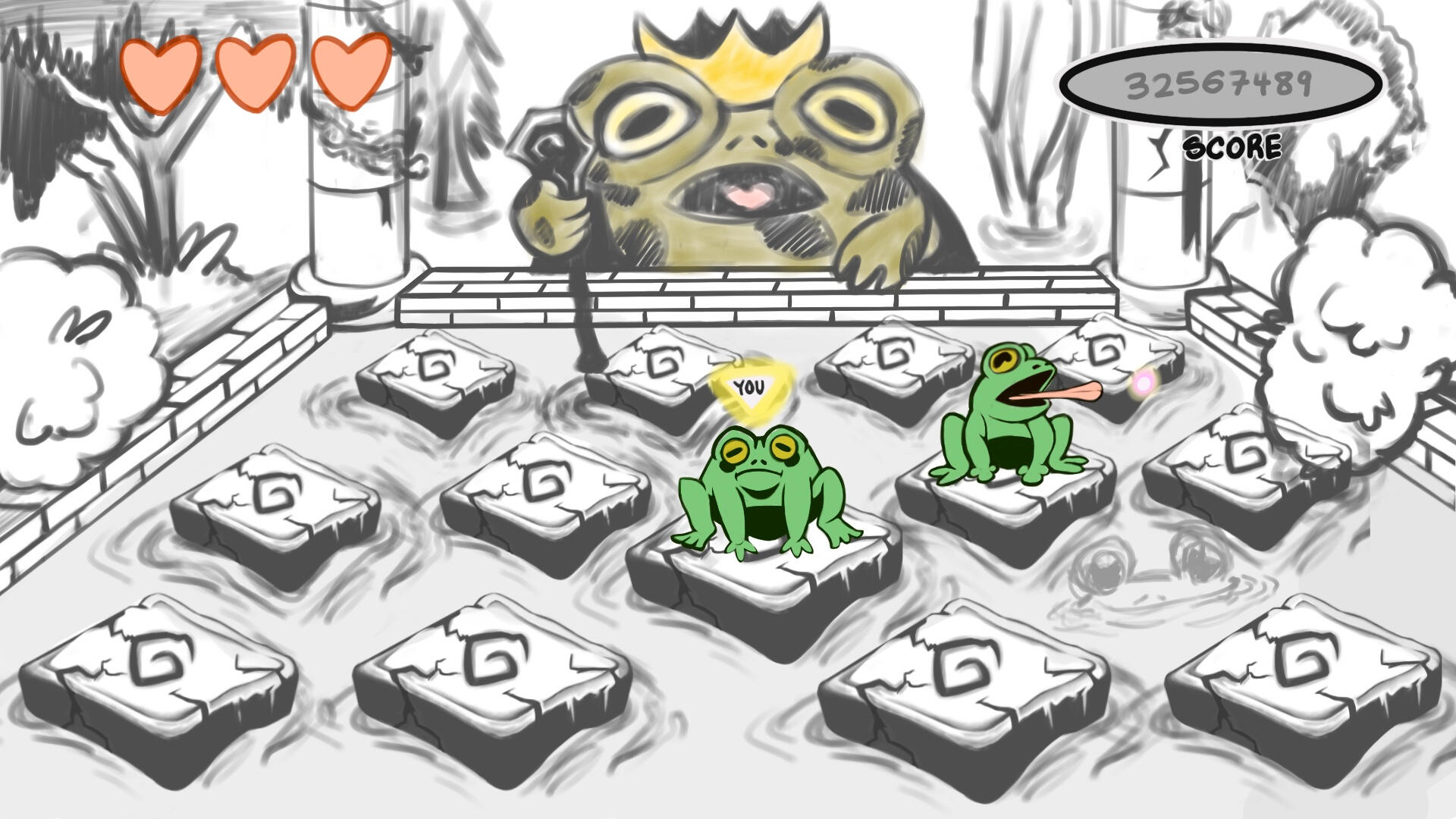Game Background Concept Sketch